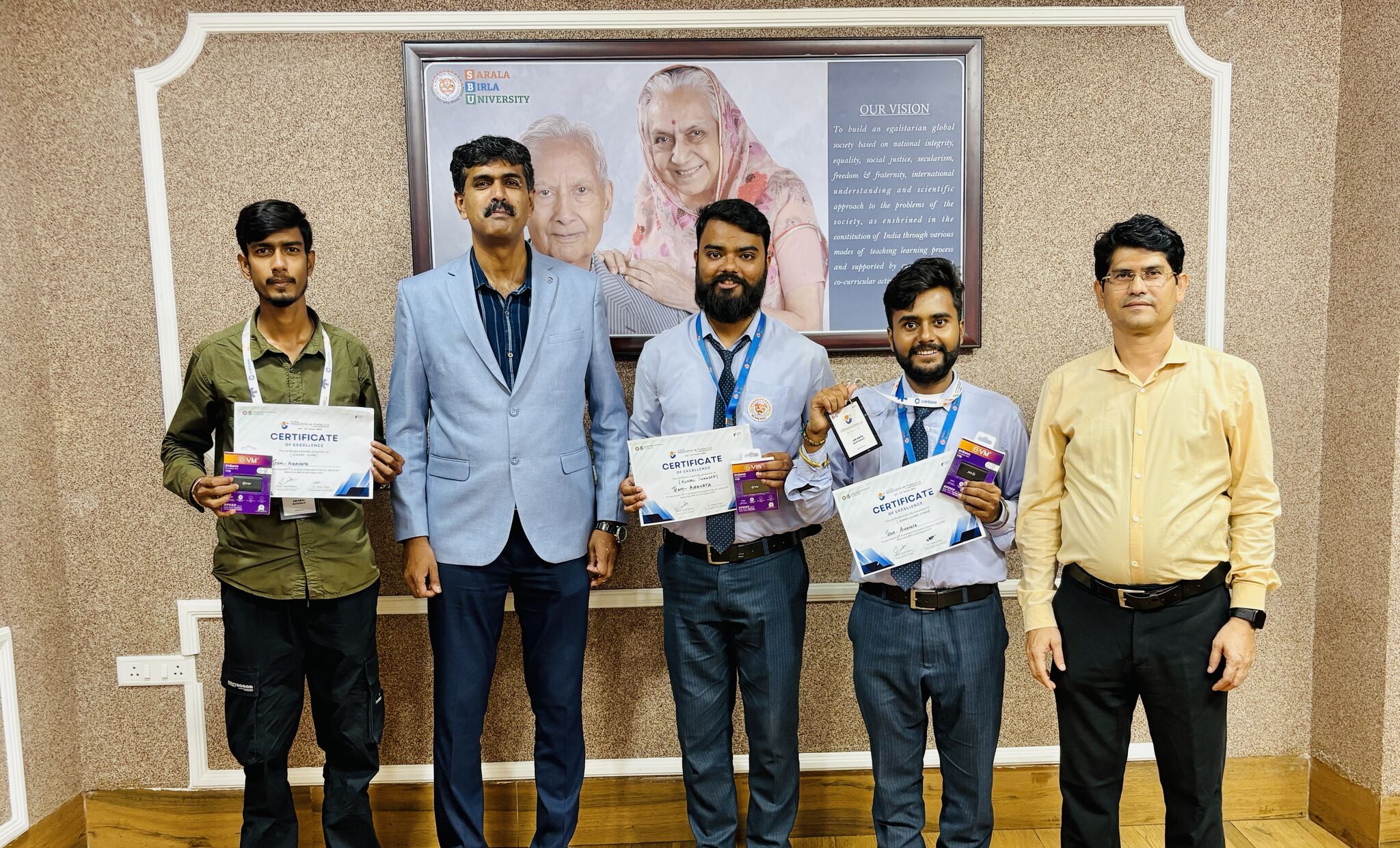 Praised by VC - Hackathons achievement by Akash Kumar Singh